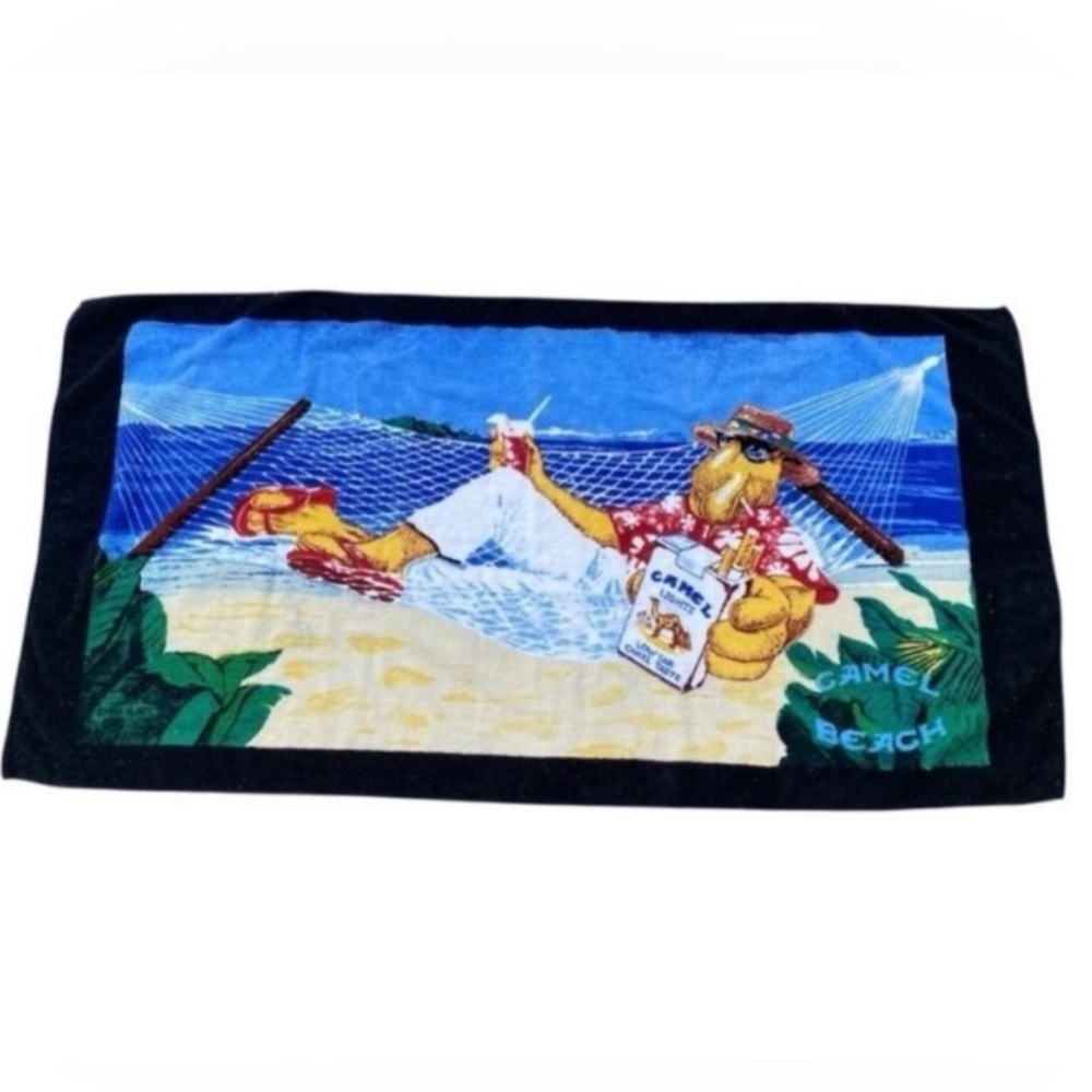 Vintage Camel Cigarettes towel